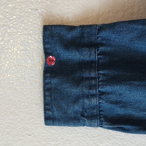 CAT EMBROIDERED Boho Denim Jacket SIZE MEDIUM SALE! - Picture 12 of 16